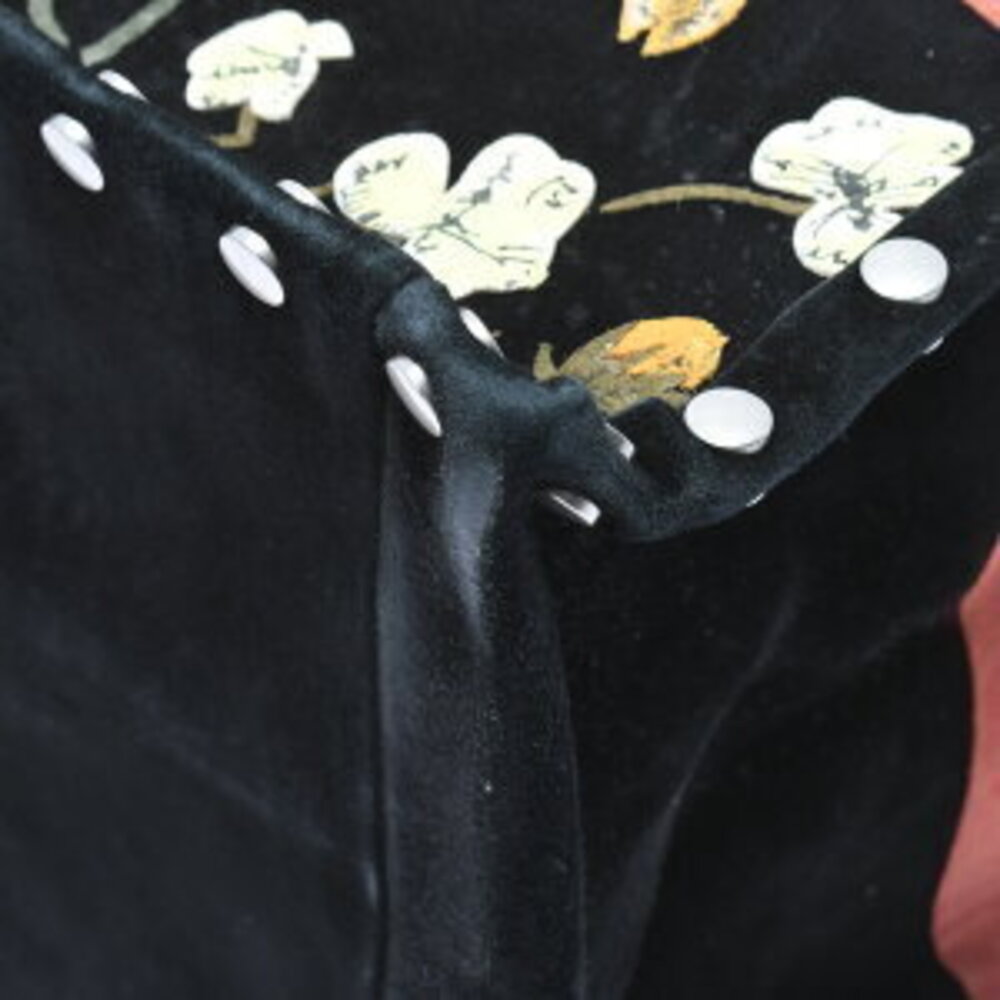 Christian Dior Book Tote Black Multicolor Suede Bag - Picture 7 of 9